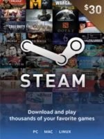 Steam Gift Card 30 USD - Steam Key - United States