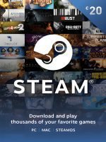 Steam Gift Card 20 EUR - Steam Key - Europe