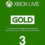 Xbox Live GOLD Subscription Card 3 Months Xbox Live GLOBAL