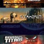 Braid + Machinarium + Osmos + Revenge of The Titans Steam Key GLOBAL