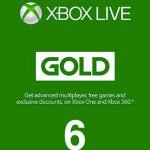 Xbox Live GOLD Subscription Card 6 Months Xbox Live GLOBAL