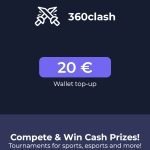360Clash Gift Card / Wallet top-up 25 EUR - Global