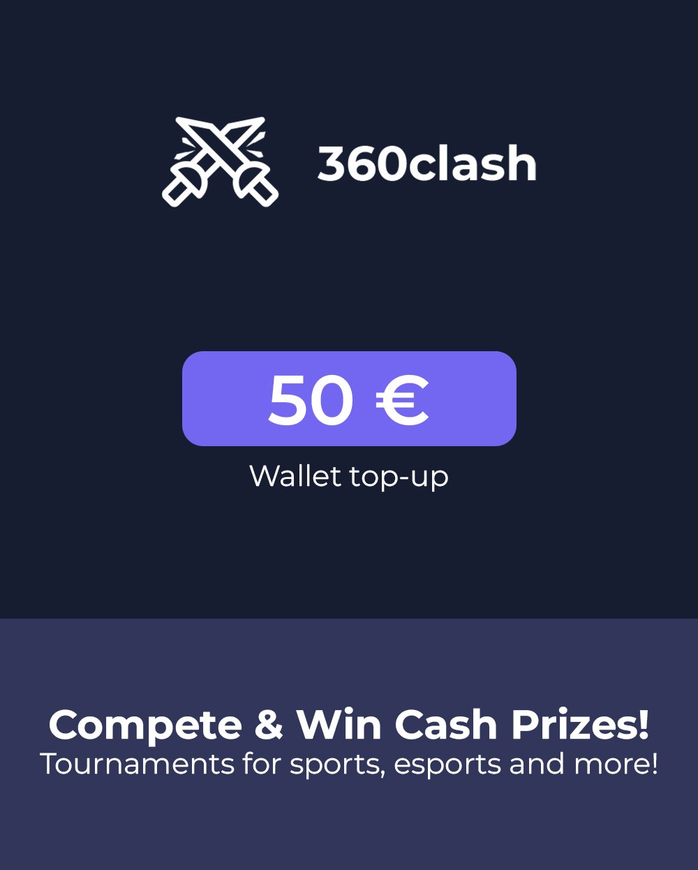product-10000733388.png 360Clash Gift Card / Wallet top-up 100 EUR - Global - Image 1